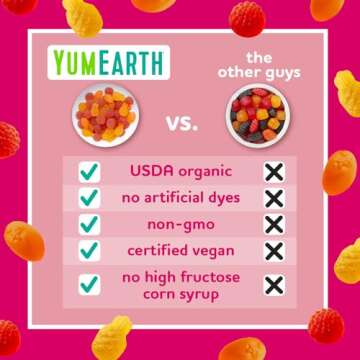 YumEarth Organic Tropical Fruit Snacks - Allergy Friendly Treats