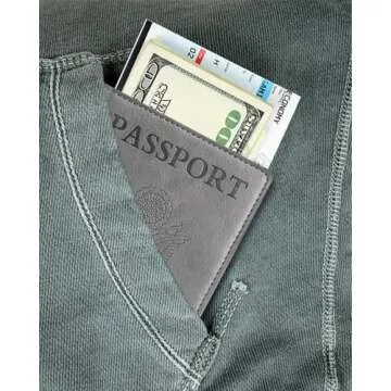 Women's Passport Wallet & Cover Combo - Holds Passport, Vaccine Card & More