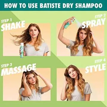 Batiste Dry Shampoo, Bare Fragrance, 200ml 120g (Pack of 3)