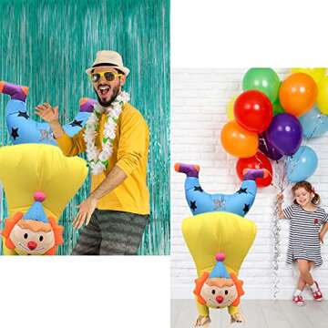 DAHAKII Funny Inflatable Clown Costume for Parties