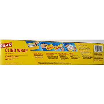 Glad Cling Wrap 300 Square Ft. Roll (Pack of 2)