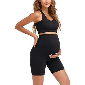 Women's Maternity 2 Piece Outfit Set for Yoga & Lounge