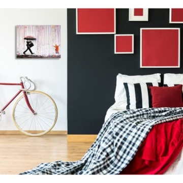 Banksy Graffiti Canvas Print for Unique Home Decor