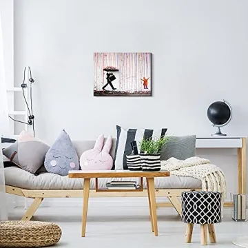 Banksy Graffiti Canvas Print for Unique Home Decor