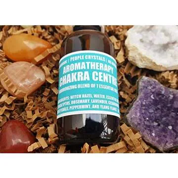 Premium Healing Crystals Full Gift Set/Includes 7 Chakra tumbles, Crystal Pendulum, Amethyst Cluster, Raw Rose Quartz, and Crystal Point/Bohemian Meditation Kit