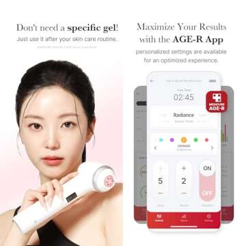Medicube Age-R Ultra Tune 40.68 | High-tech 2 in 1 skin care tool - Skin elasticity, Line care, Radiance, Korean facial tools