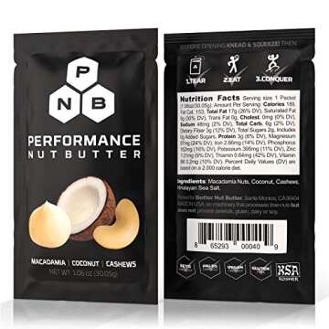 Performance Nut Butter Macadamia, Coconut & Cashew Keto Friendly Whole 30 Approved Food | Healthy Fa...
