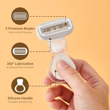 BeautyGlow Mini Razors for Smooth Travel Shaving