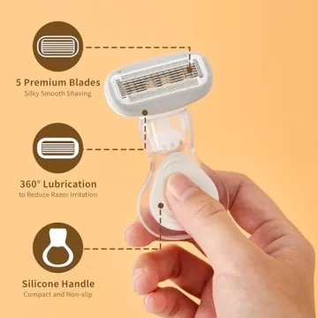 BeautyGlow Mini Razors for Smooth Travel Shaving