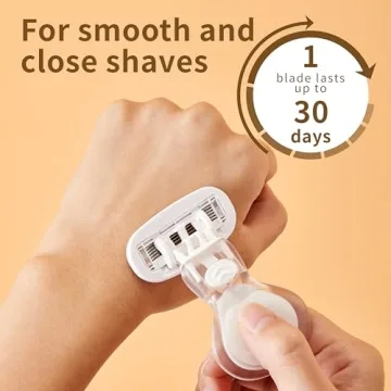 BeautyGlow Mini Razors for Smooth Travel Shaving