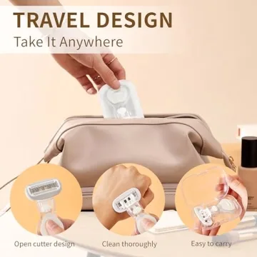 BeautyGlow Mini Razors for Smooth Travel Shaving