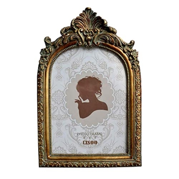 CISOO Vintage Picture Frame 5x7 Antique Photo Frame Table Top Display and Wall Hanging Home Decor, O...