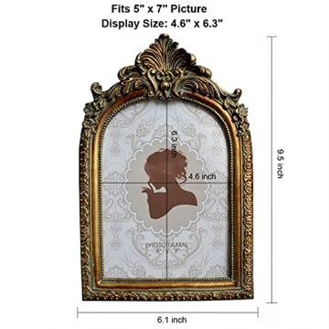 CISOO Vintage Gold Picture Frame for Home Decor