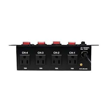ADJ Products PC-4, AC Power Center, Central Power Control for DJ Booth or Light Show