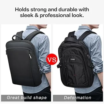 BOPAI 15 inch Slim Laptop Backpack - Lightweight & Stylish
