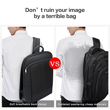 BOPAI 15 inch Slim Laptop Backpack - Lightweight & Stylish