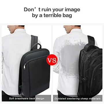 BOPAI 15 inch Slim Laptop Backpack - Lightweight & Stylish