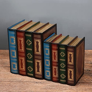 Tosnail 2 Pack Stylish Decorative Book Box Set