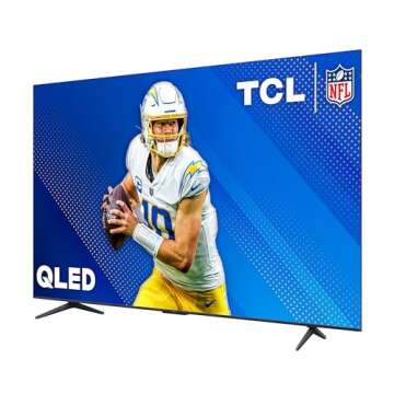 TCL 85-Inch Q68 QLED Pro 4K UHD Smart TV with Google TV (85Q681G, 2024 Model) Dolby Vision, Dolby Atmos, HDR Pro, Game Accelerator up to 120Hz, Voice Remote, Works with Alexa, Streaming Television