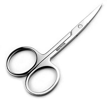 Eyebrow Scissors & Brush Set by AUMELO for Perfect Grooming