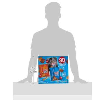 Chex Mix Classics Snack Mix, 1.75 Ounce (Pack of 30)