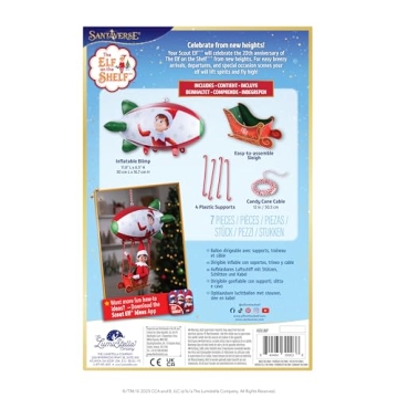 Elf on the Shelf Peppermint Blimp Ride - 20th Anniversary Edition