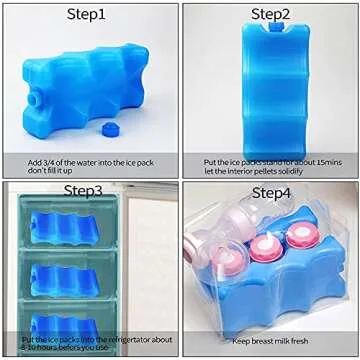 ISUSSER Reusable Ice Packs for Breastfeeding Moms