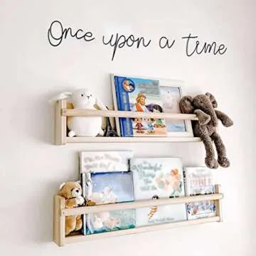 Once Upon a Time Metal Wall Art for Kids Room Decor