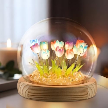 ONXE Valentines Day Gifts for Her, Birthday Gifts for Women, Flower Lamp Night Light for Bedroom Dec...