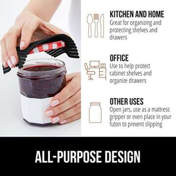 GORILLA GRIP powerGRIP Drawer Shelf Non-Adhesive Liners