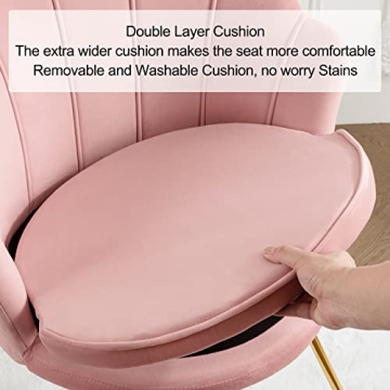 Furnimart Velvet Shell Accent Chair for Stylish Comfort