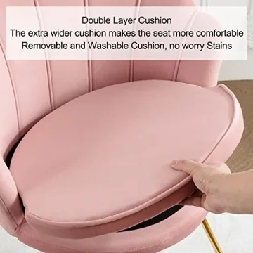 Furnimart Velvet Shell Accent Chair for Stylish Comfort