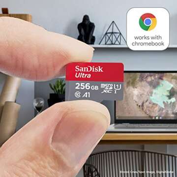 SanDisk 256GB Ultra microSD Card for Chromebooks