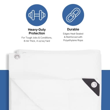 Kotap Heavy-Duty 14 x 14 Ft. Waterproof Tarp - Multi-Use