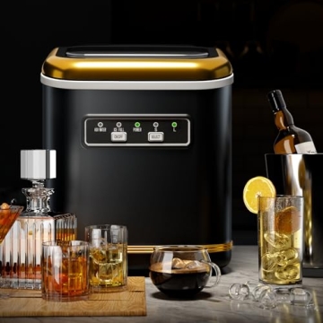 Kismile Countertop Ice Maker - Fast Ice Production Anywhere!