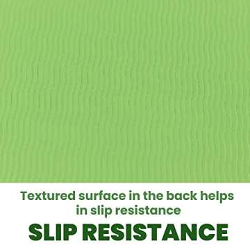 Koa Yoga Mat-Essential Green TPE, Latex-free, Eco-friendly, Non-toxic, Non-slip, thick mat 6' x 2' x 8mm and a Donation to Charity