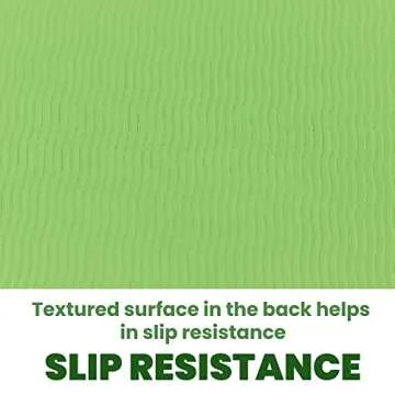 Koa Yoga Mat-Essential Green TPE, Latex-free, Eco-friendly, Non-toxic, Non-slip, thick mat 6' x 2' x 8mm and a Donation to Charity