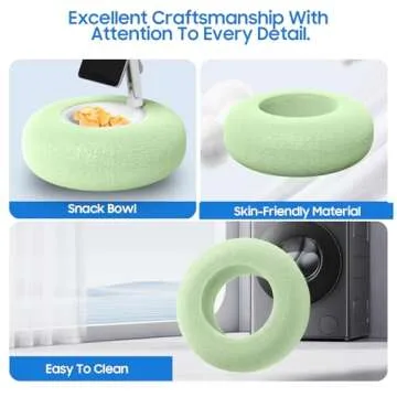 Debtrop Kindle Pillow Stand Holder for Reading in Bed, Tablet iPad Pillow Stand for Lap Compatible with 4.7"-13" Phone, Tablet, iPad, iPhone, Google, Kindle, Samsung(Green)