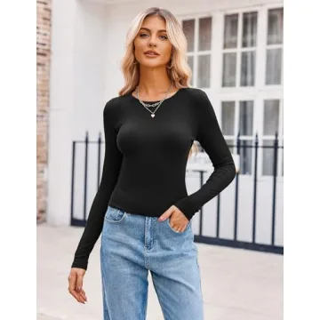 Zeagoo Women's Fall Crop Top - Stylish & Slim Fit