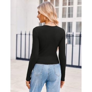 Zeagoo Women's Fall Crop Top - Stylish & Slim Fit
