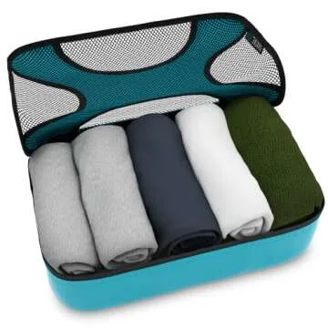 Shacke 6 Set Packing Cubes Lightweight Luggage Organizer