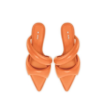 JW PEI Sara Mule Heeled Sandals - Chic Sustainable Fashion