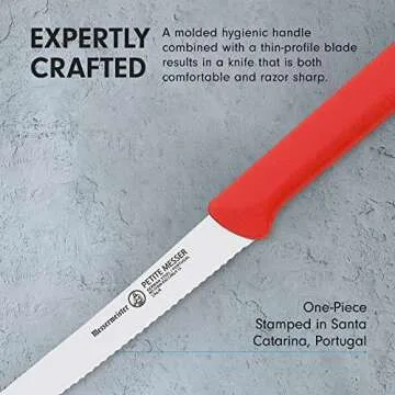 Messermeister Serrated Tomato Knife - Handcrafted Quality Kitchen Tool