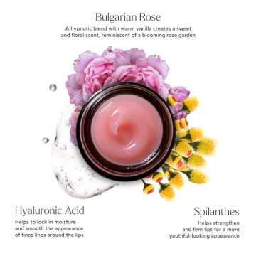 True Botanicals Moisture Lock Glossy Lip Balm | Hyaluronic Acid & Pomegranate for Dry, Aging Lips | ...