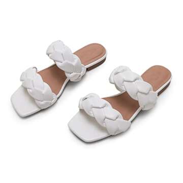 Womens Casual Summer Flat Sandals - Stylish & Comfortable
