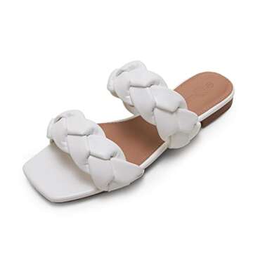 Womens Casual Summer Flat Sandals - Stylish Footwear