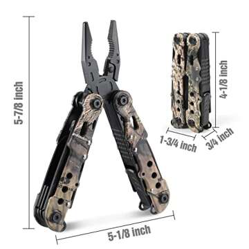 MOSSY OAK 13-in-1 Multi-tool for Outdoors and Camping