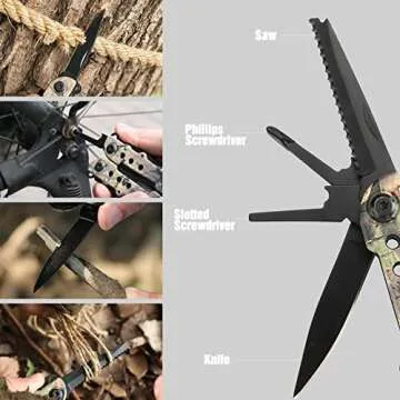 MOSSY OAK 13-in-1 Multi-tool for Outdoors and Camping