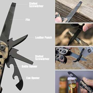 MOSSY OAK 13-in-1 Multi-tool for Outdoors and Camping