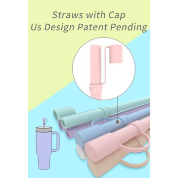 Premium 12 Inch Silicone Straws for Stanley Owala Tumblers